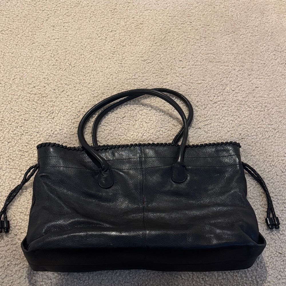 Banana Republic Black LeatherTote Bag